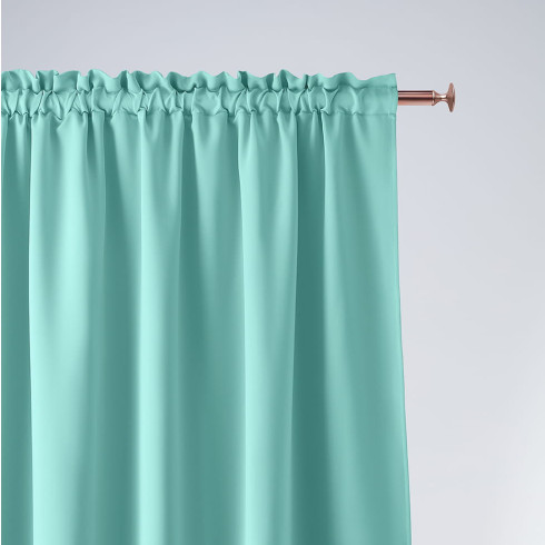 Závěs Aura Mint - 140x280 cm - uchycení řasící páska Závěs Aura Mint - 140x280 cm - uchycení řasící páska