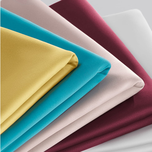 Záves Aura Mustard - 140x250 cm - uchytenie dekoračné kolieska Záves Aura Mustard - 140x250 cm - uchytenie dekoračné kolieska