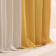 Záves Aura Mustard - 140x250 cm - uchytenie riasiaca páska