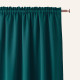 Záclona Aura Petrol - 140x250 cm - upevnění páskou