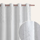 Záves BELISSA - biely, 140x250 cm - uchytenie dekoračné kolieska