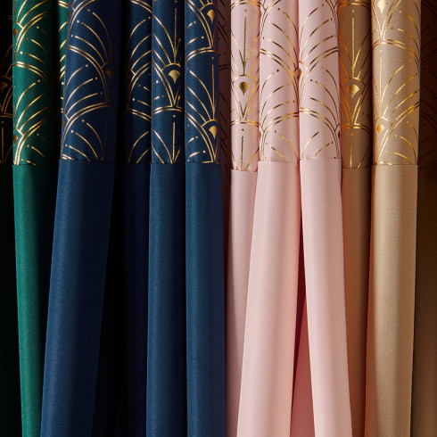 Záves BELISSA - biely, 140x280 cm - uchytenie dekoračné kolieska