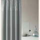 Závěs BELISSA - šedý, 140x280 cm - uchycení dekorační kolečka
