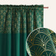 Závěs BELISSA - zelený, 140x250 cm - uchycení řasící páska