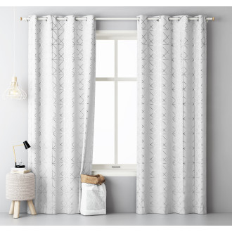 Závěs GLAMMY - bílý 140x250 cm