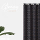 Závěs GLAMMY - černý 140x250 cm - uchycení dekorační kolečka