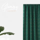 Záves GLAMMY - zelený 140x250 cm - uchytenie riasiaca páska