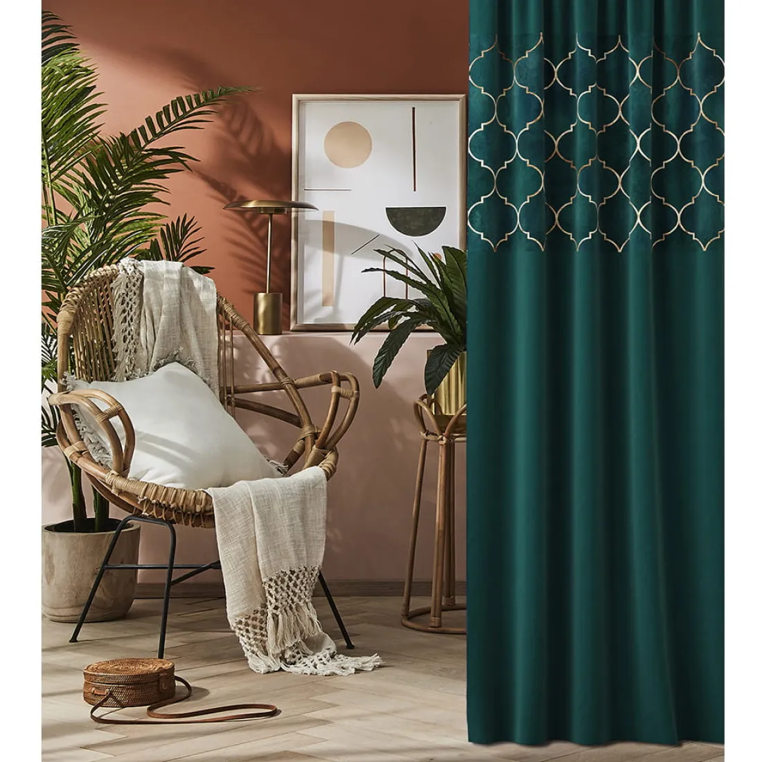 Závěs Harmony Inspire 140x250 cm - uchycení dekorační kolečka