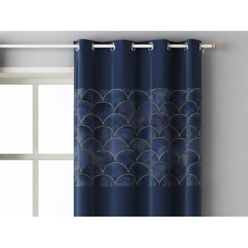 Záves Harmony Malmo 140x250 cm - uchytenie dekoračné kolieska Záves Harmony Malmo 140x250 cm - uchytenie dekoračné kolieska