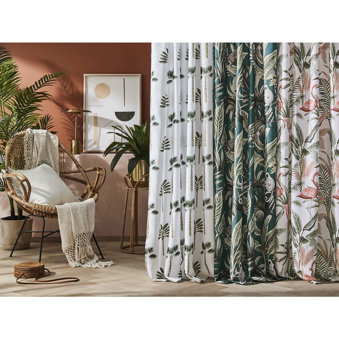 Závěs Harmony Malmo 140x250 cm - uchycení dekorační kolečka