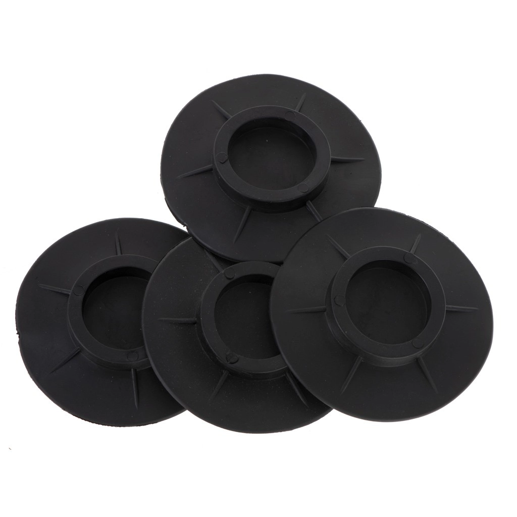 Antivibrační sada podložek pod pračku 4ks - černá