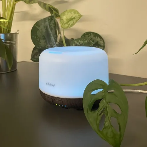 Aróma difuzér - zvlhčovač  vzduchu LED s diaľkovým ovládačom 4v1