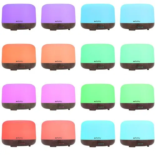 Aróma difuzér - zvlhčovač  vzduchu LED s diaľkovým ovládačom 4v1