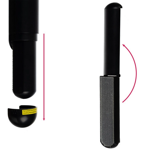 Bezdrôtový odstraňovač žmolkov, čierny