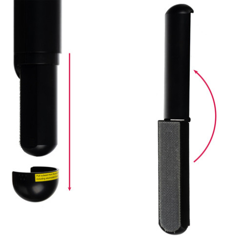 Bezdrátový odstraňovač žmolků, černý