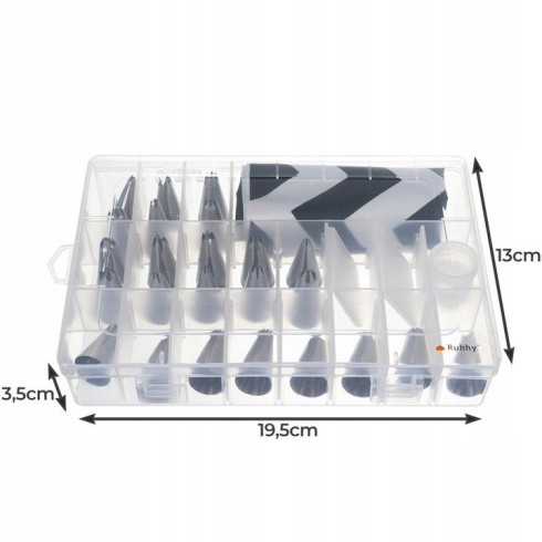 Cukrárske vrecko na zdobenie + 24 špičiek