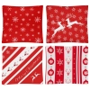 Dekoratívne vianočné obliečky na vankúš 45 x 45 cm, 4ks 