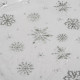 Dekoratívny koberec pod vianočný stromček - vločky 120 cm