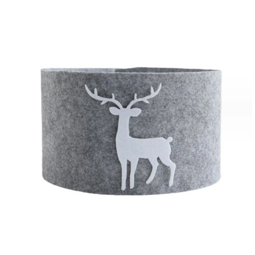 Dekoratívny obal na vianočný stromček - šedý