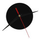 Dizajnové 3D nalepovacie hodiny 130 cm - rímske číslice, čierne