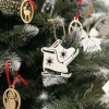 Drevené vianočné ozdoby na stromček 20 ks