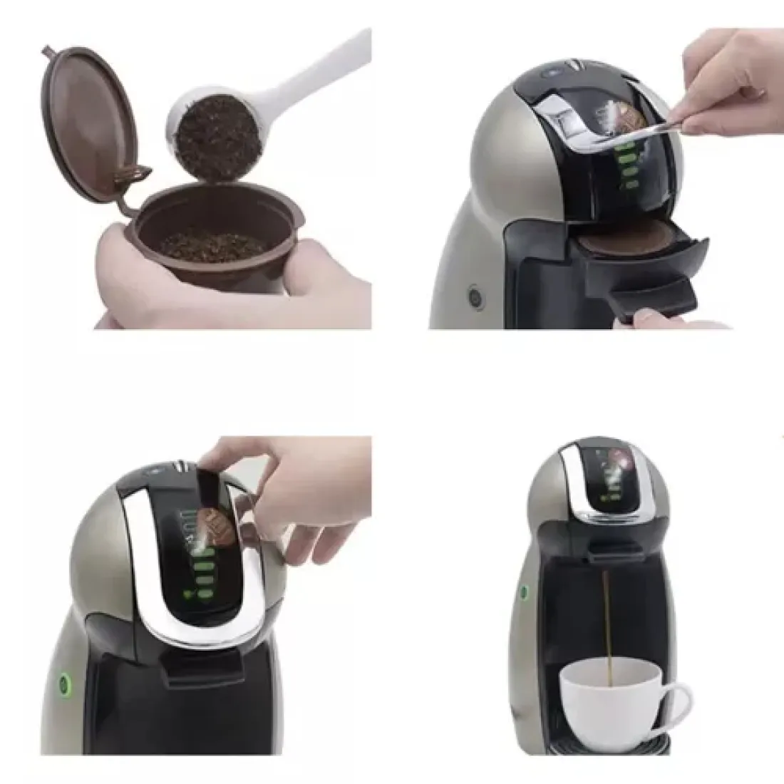 Opakovaně použitelné kapsle pro DolceGusto, 6 ks