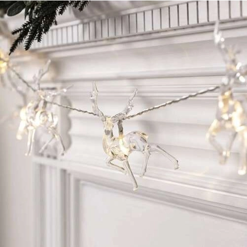 LED vianočná girlanda Soby, teplá biela