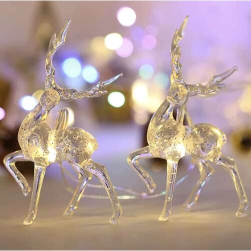 LED vianočná girlanda Soby, teplá biela