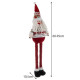 Mikuláš/Santa Claus s teleskopickými nohami 60–95 cm, bielo‑červený