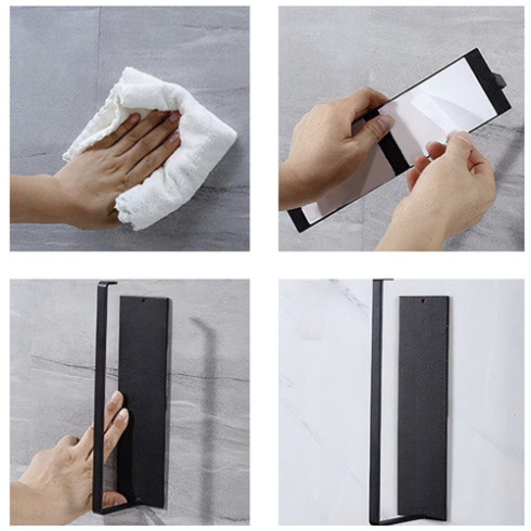 Nástenný samolepiaci držiak, 25 x 7 x 4,8 cm