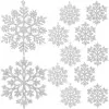Ozdoby na vianočný stromček - snehové vločky 12 ks