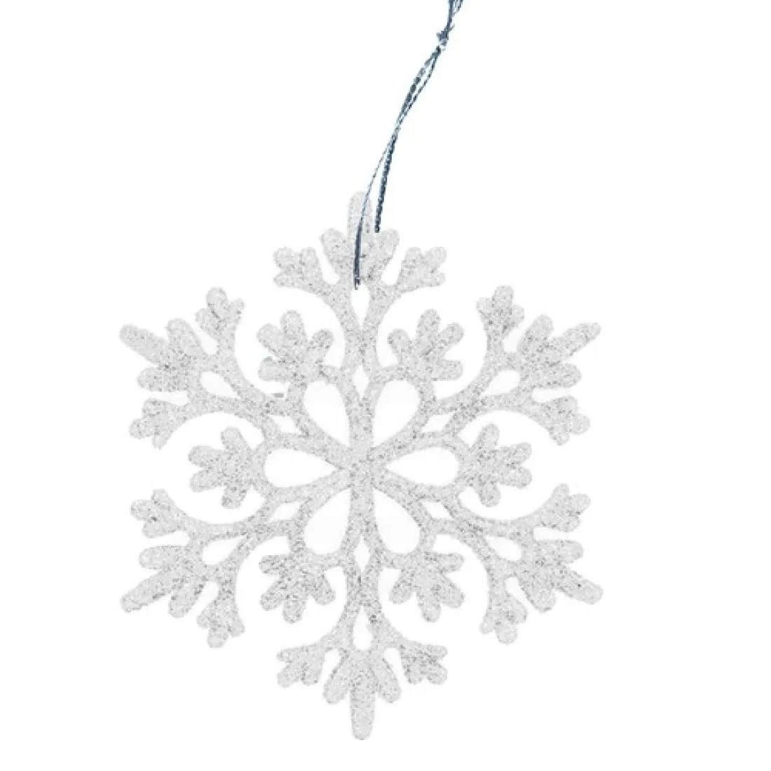 Ozdoby na vianočný stromček - snehové vločky 12 ks