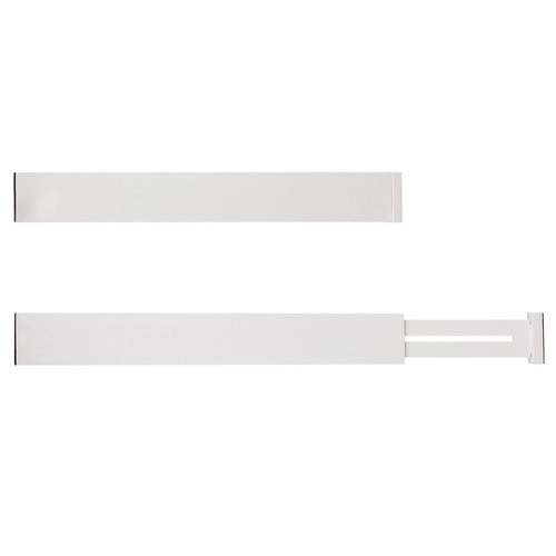 Praktický organizér do zásuvky bílý, 42 - 56 cm