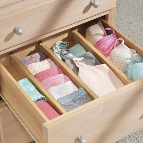 Praktický dřevěný organizér do zásuvky, 42–56 cm