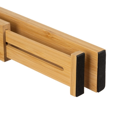 Praktický dřevěný organizér do zásuvky, 42–56 cm