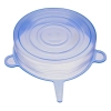 Sada silikonových poklic na misky a talíře, 6ks