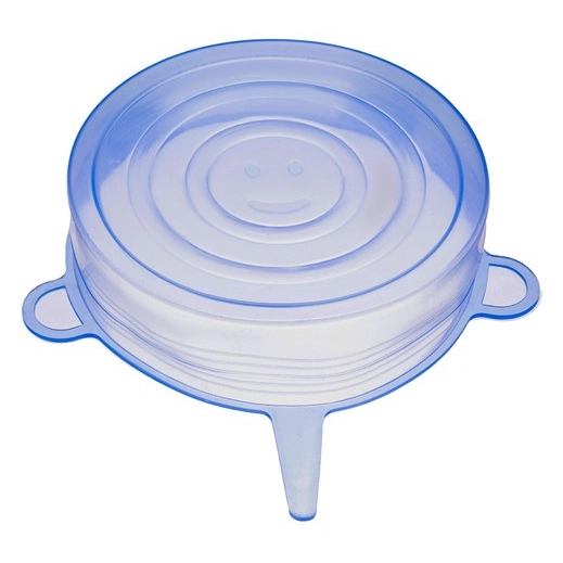 Sada silikonových poklic na misky a talíře, 6ks