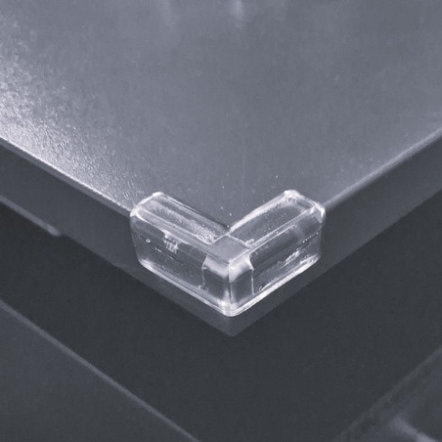 Silikónová ochrana rohov - číra 12 ks