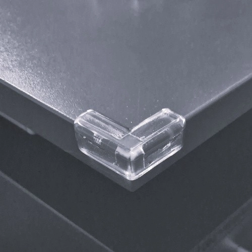 Silikonová ochrana rohů - čirá 12 ks