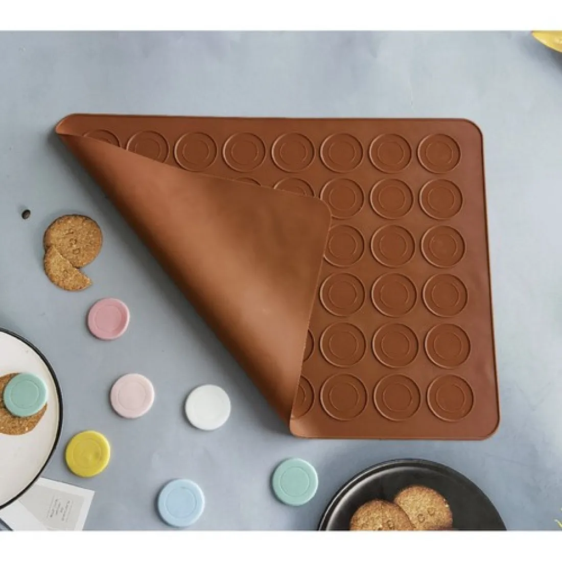 Silikónová podložka na makrónky - 38 x 28 cm 