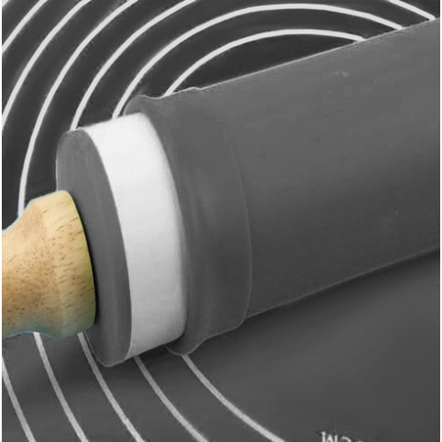 Silikónová podložka s mierkou + valček