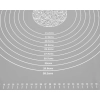 Silikónová podložka s mierkou - 64 cm