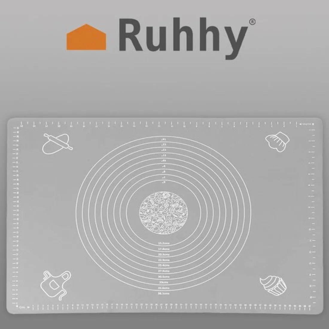 Silikónová podložka s mierkou - 64 cm