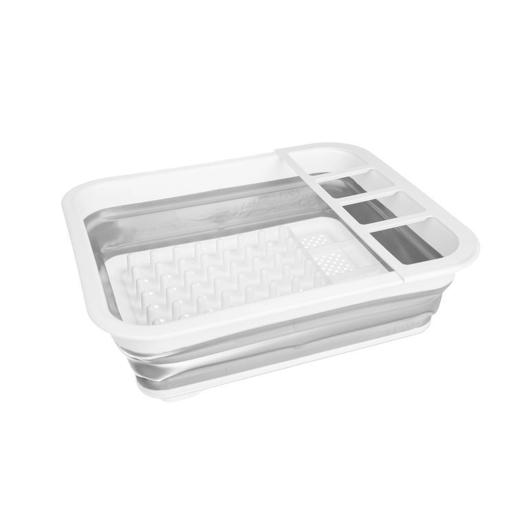 Skladací odkvapkávač na riad silikónový