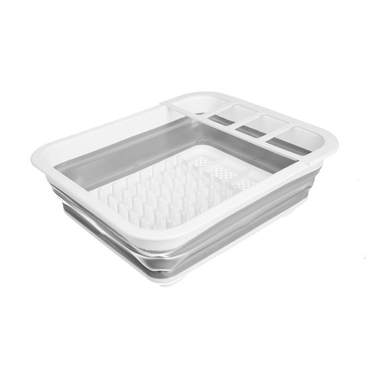 Skladací odkvapkávač na riad silikónový