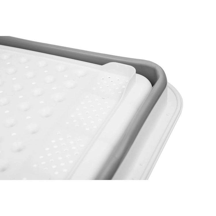 Skladací odkvapkávač na riad silikónový