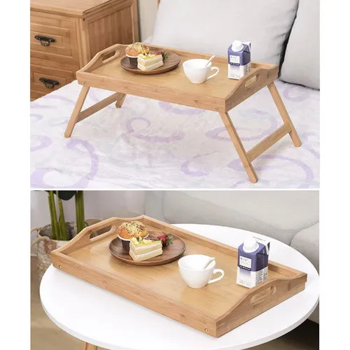 Skladací servírovací stolík na raňajky