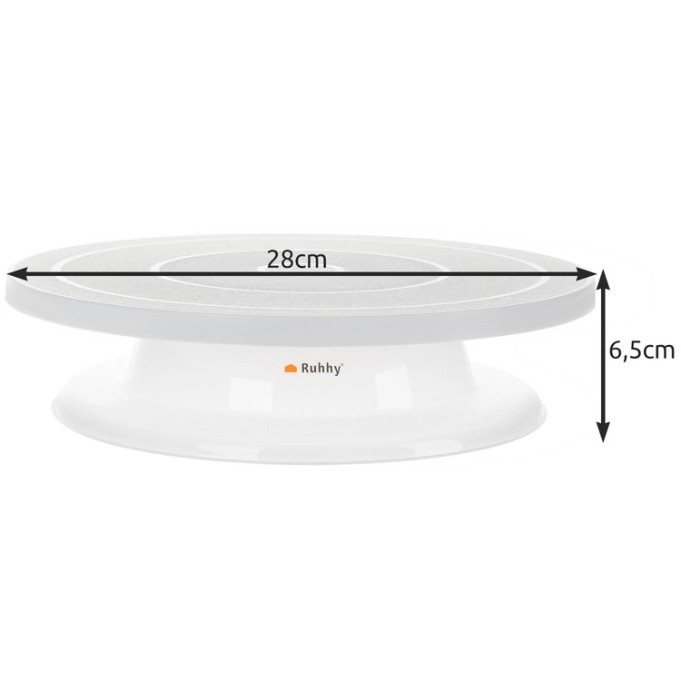 Dortový stojan otočný 28 cm + stěrky 3 ks