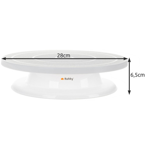 Tortový stojan otočný 28 cm + stierky 3 ks Tortový stojan otočný 28 cm + stierky 3 ks