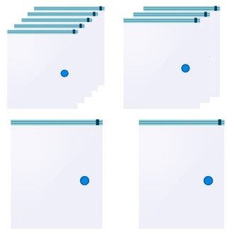 Vákuové vrece - sada 10 ks, 4 veľkostí